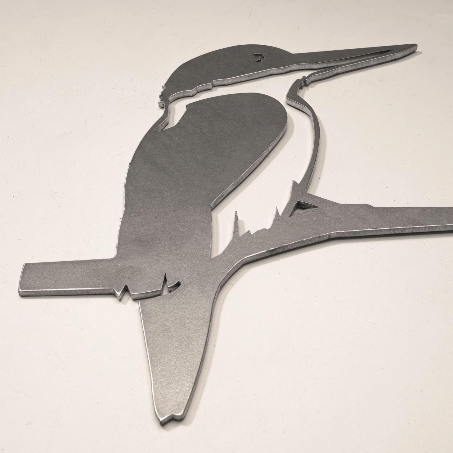 Kotare Metal Bird Ornament - Corten Steel