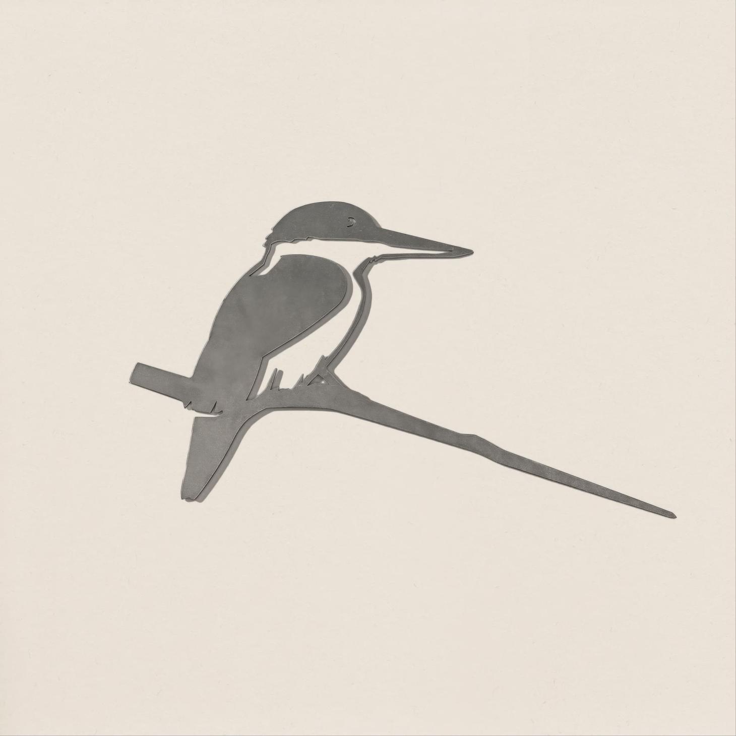 Kotare Metal Bird Ornament - Corten Steel